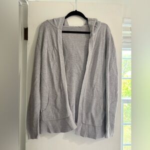 GAP Light Gray Hooded Cardigan